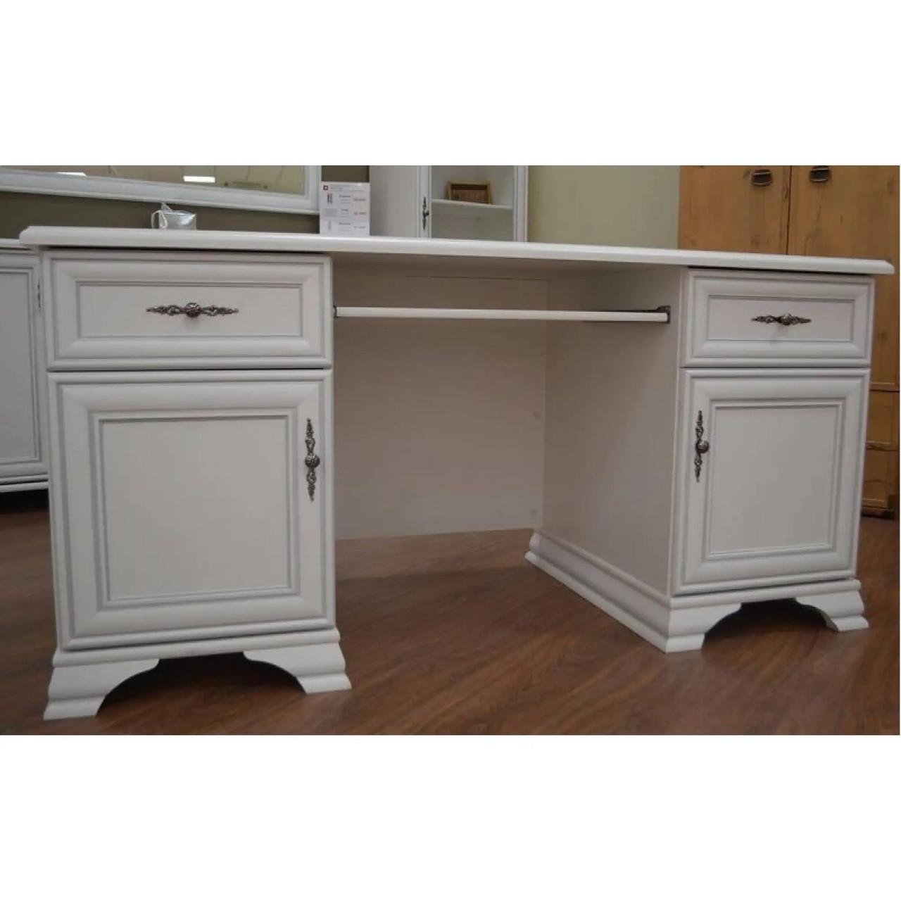 Стіл комп'ютерний ВМК Кентукі BIU2D2S Білий альпійський (GRB-1771) - фото 5 Стіл комп'ютерний ВМК Кентукі BIU2D2S Білий альпійський (GRB-1771) - фото 5