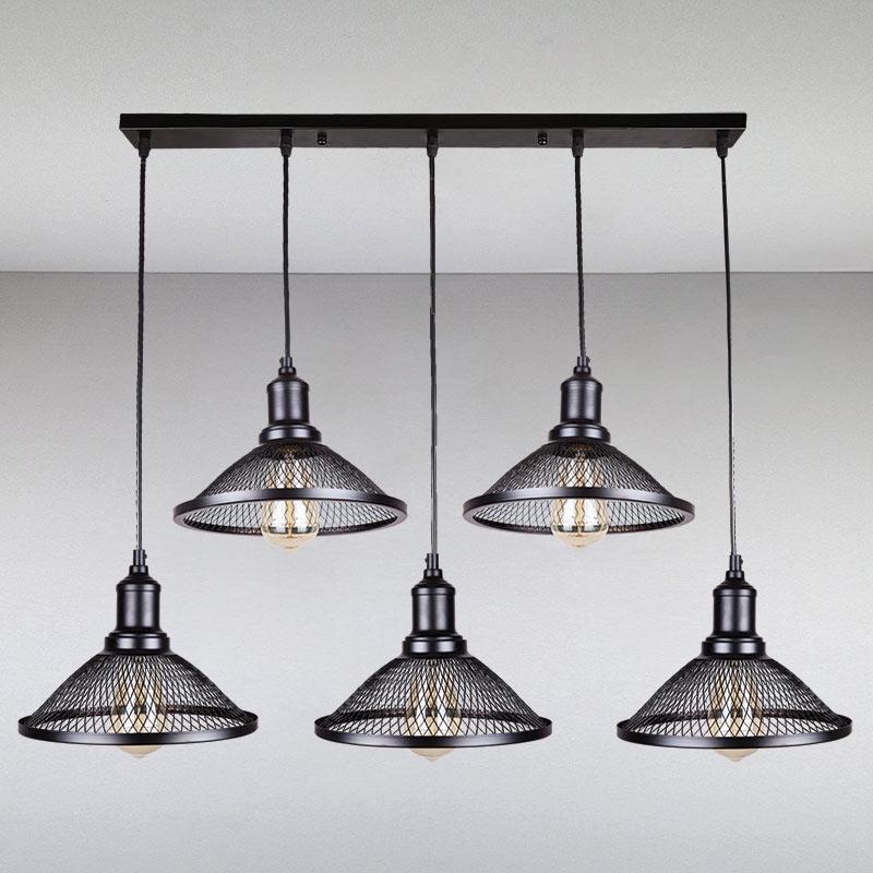 Люстра Light лофт House LS-13463-5 BK 700 Черный