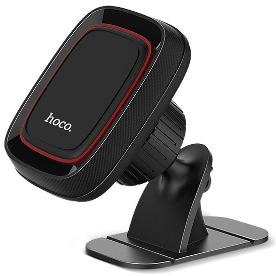 Тримач для телефона в машину Hoco магнітний на торпеду/панель Чорний (CA24)