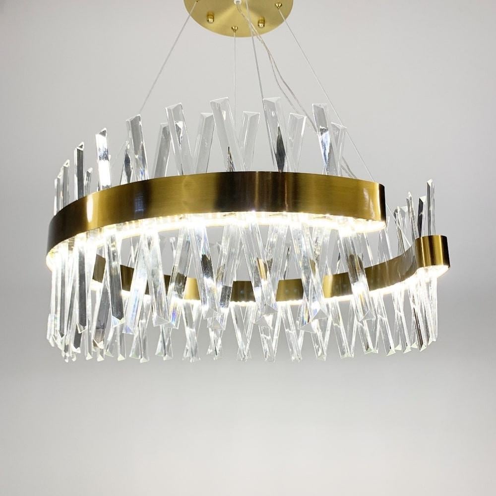 Люстра дизайнерська з кришталевоподібними паличками Ø 80 см (7006-800C) - фото 5 Люстра дизайнерська з кришталевоподібними паличками Ø 80 см (7006-800C) - фото 5