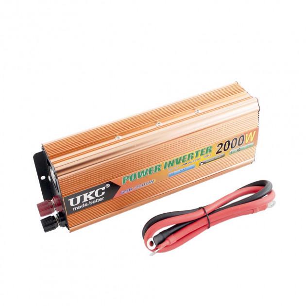 Інвертор автомобільний AC/DC SSK 2000W 12V (1276)