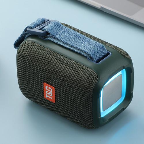 Колонка портативная Bluetooth TG339 RGB/FM/TWS 5W Green (2135321717)