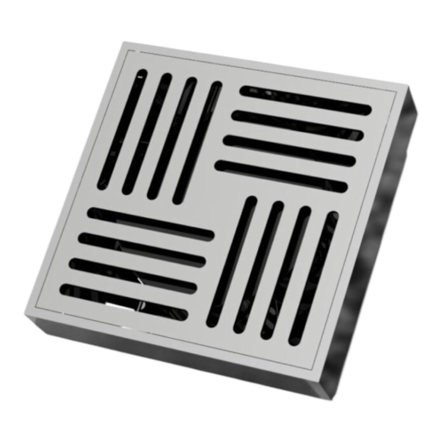 Трап ASG 19 INOX SS304L Hydro 100х100 мм (00-00009693)