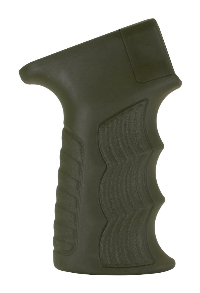 Рукоятка пистолетная DLG Tactical 098 для АК-47/74 обрезиненная полимер Олива (zbZ3.5.23.007)