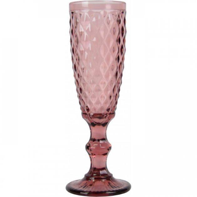 Набір келихів під шампанське Art Rhombus small VB623 6 шт. Фіолетовий (DR000110) - фото 1