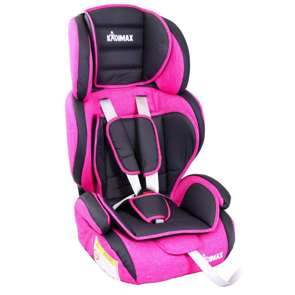 Автокресло детское Kidimax от 1-12лет 9-36 кг Розовый