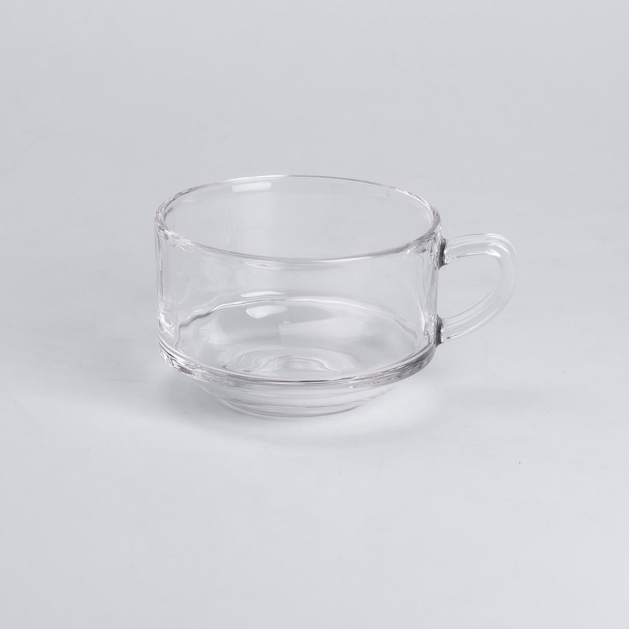 Набір скляних чашок для чаю та кави 6 шт по 270 мл Прозорий - фото 4 Набір скляних чашок для чаю та кави 6 шт по 270 мл Прозорий - фото 4