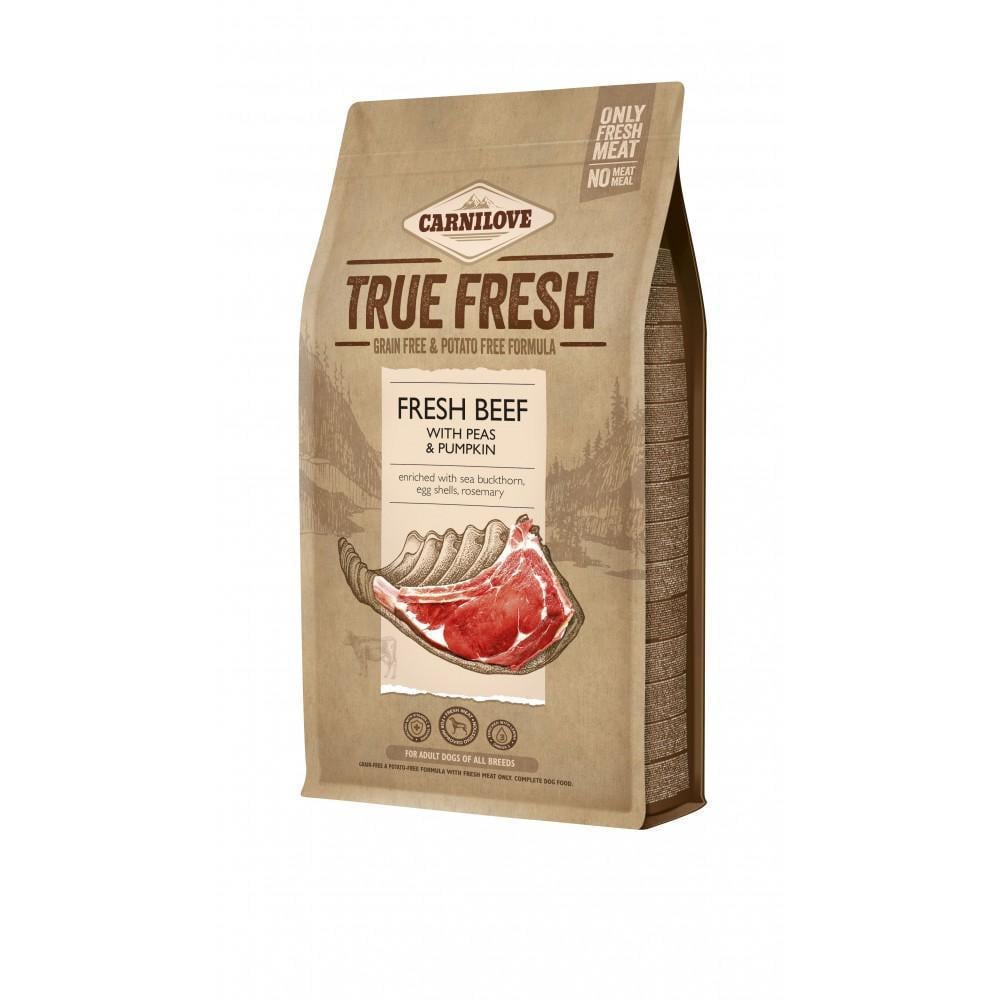 Корм сухой для взрослых собак всех пород Carnilove True Fresh Beef говядина 1,4 кг (арт.171548)