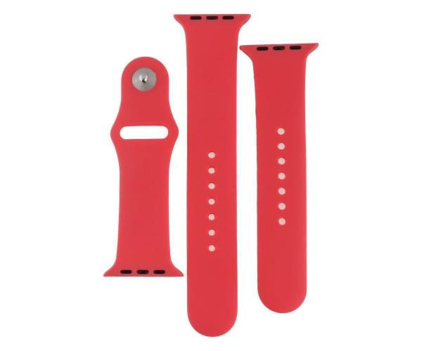 Ремешок Silicone Two-Piece для Apple Watch 37 42/44 мм Rose/Red