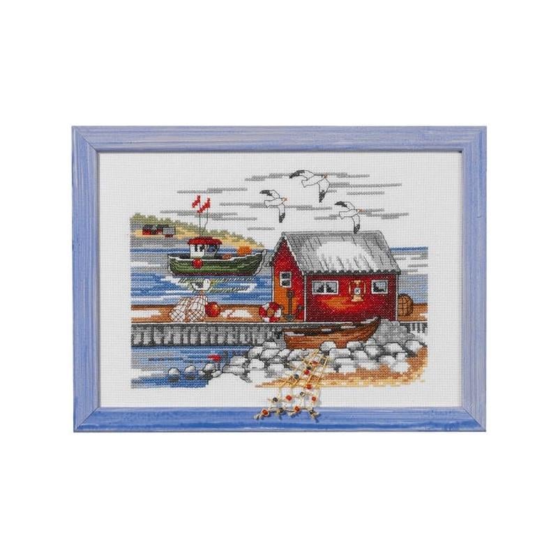 Набор для вышивания крестиком Permin 92-2309 Swedish skerries (23377) Набор для вышивания крестиком Permin 92-2309 Swedish skerries (23377)