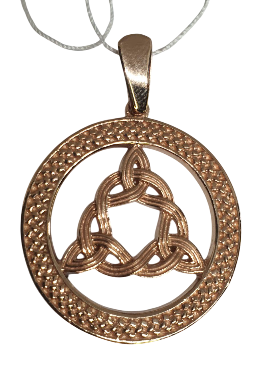 Кулон срібний Кельтський амулет вузол Бригіт позолота 925 проба (26943049)