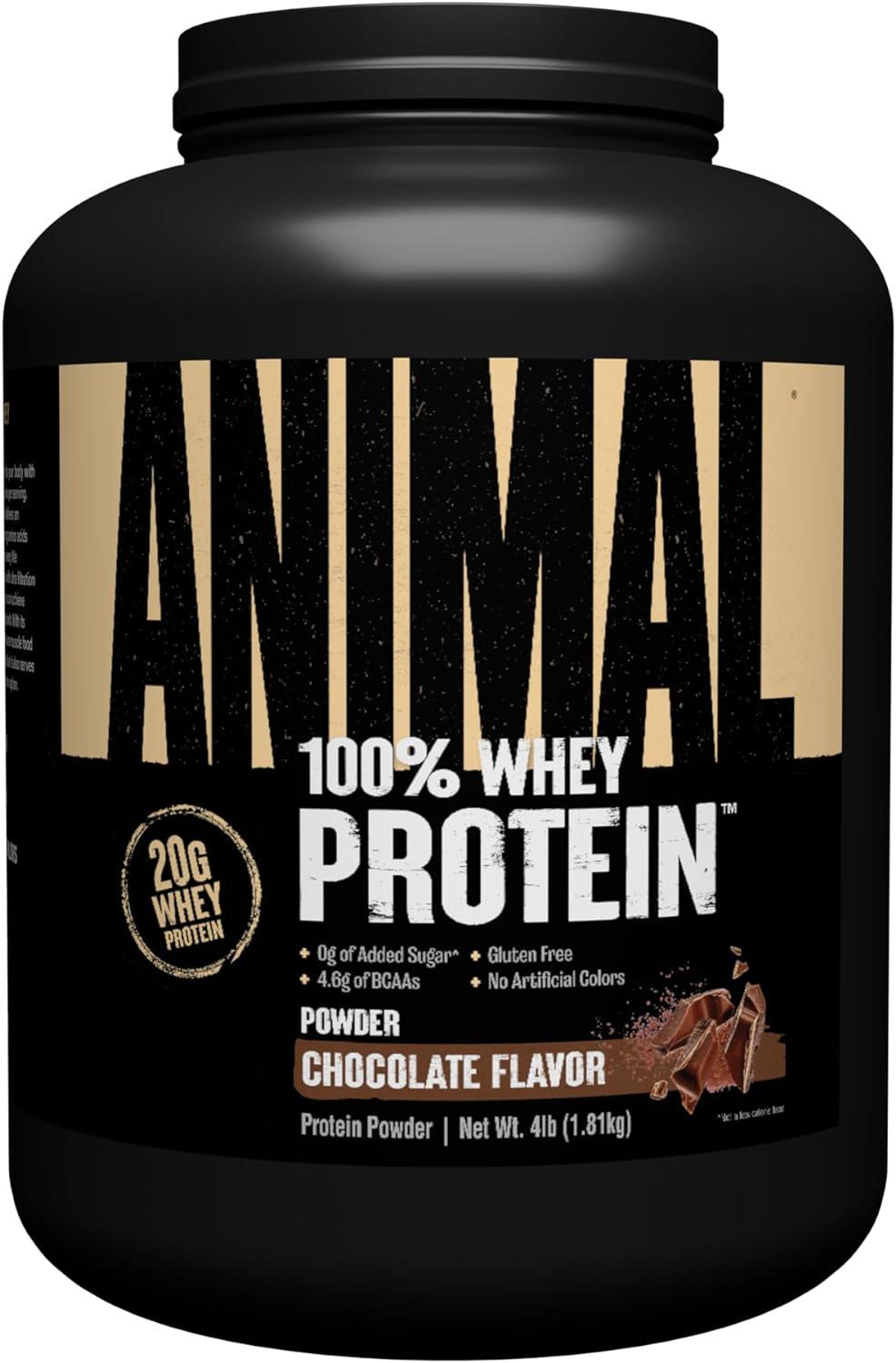 Протеїн Universal Nutrition Animal 100% Whey Protein Powder Chocolate 1800 г