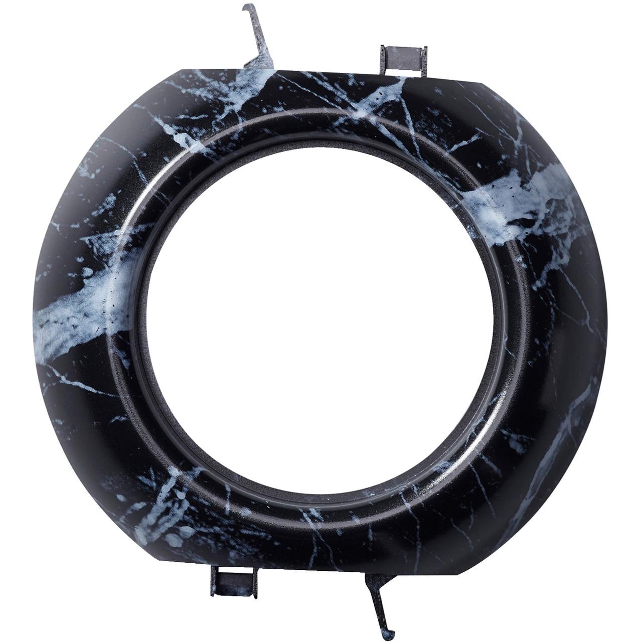 Рамка средняя Schneider Electric Renova PC/ABS комбинированная 83x83x15 мм Черный мрамор (WDE011466)