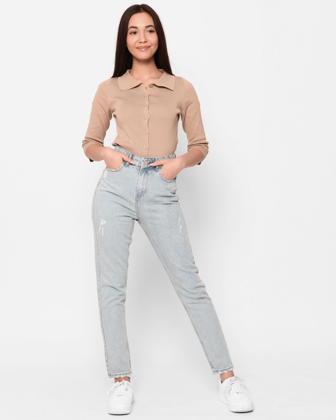 Топ женский Carica-6579-10 XS-S Бежевый (2000002401544) - фото 3 Топ женский Carica-6579-10 XS-S Бежевый (2000002401544) - фото 3