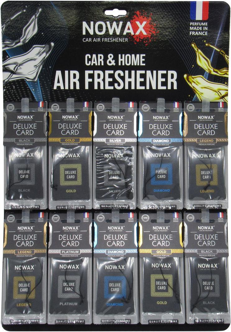 Ароматизатор для авто Nowax Deluxe D на зеркало 50 шт. (NX07736)