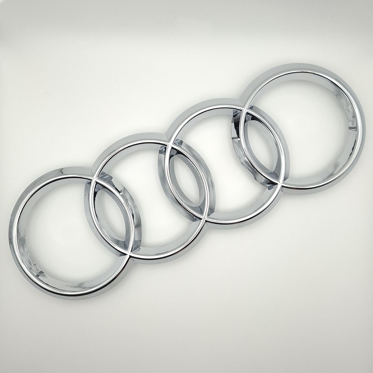 Эмблема Audi передняя 273х94 мм 8K5853601 Хром глянцевый (1736752011)