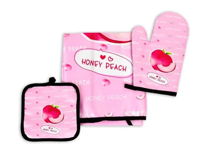 Кухонный набор перчатка/прихватка/фартук 3 пр. 53x68 см (LU000099) - фото 1 Кухонный набор перчатка/прихватка/фартук 3 пр. 53x68 см (LU000099) - фото 1