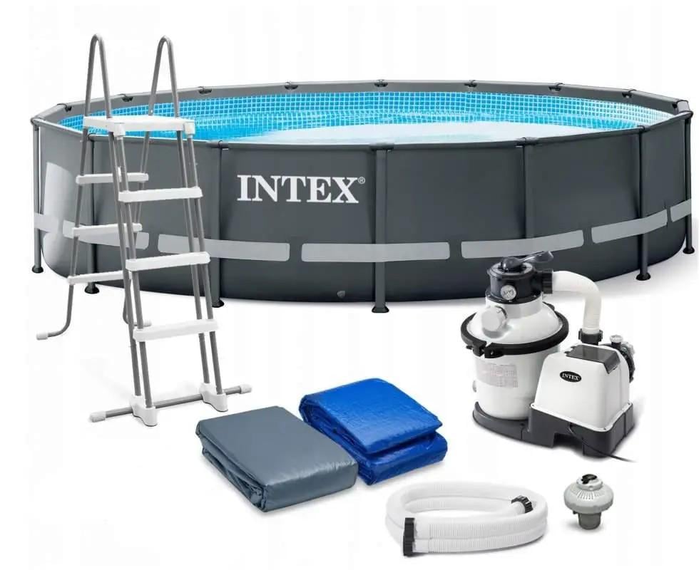 Басейн каркасний Intex 26330 ULTRA XTR з пісочним фільтром/сходами/тентом 26432 л 549х132 см (i7-96761)