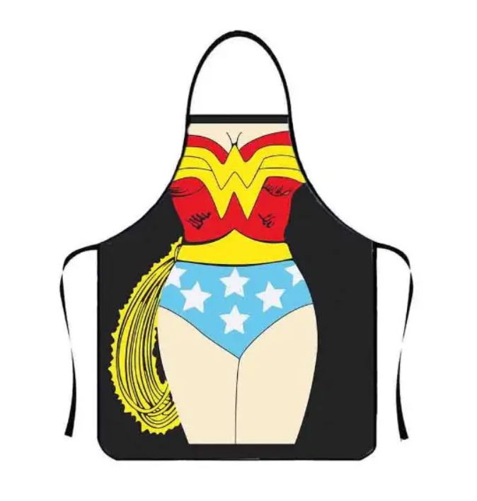 Фартук с приколом Чудо женщина с хвостом 75х60 см Разноцветный (50032) Фартук с приколом Чудо женщина с хвостом 75х60 см Разноцветный (50032)