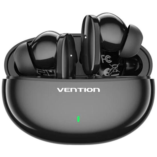 Наушники беспроводные TWS Vention Elf Earbuds E01 BT5.3 IPX4 230 mAh Black (NBFB0)
