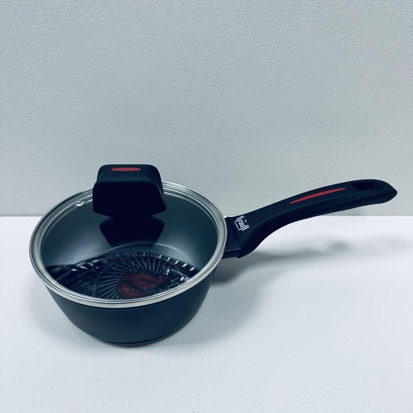 Ковш алюминиевый Krauff Smart Fry 25-45-158 с антипригарным покрытием со стеклянной крышкой 17 см 1000 мл (2543958665)