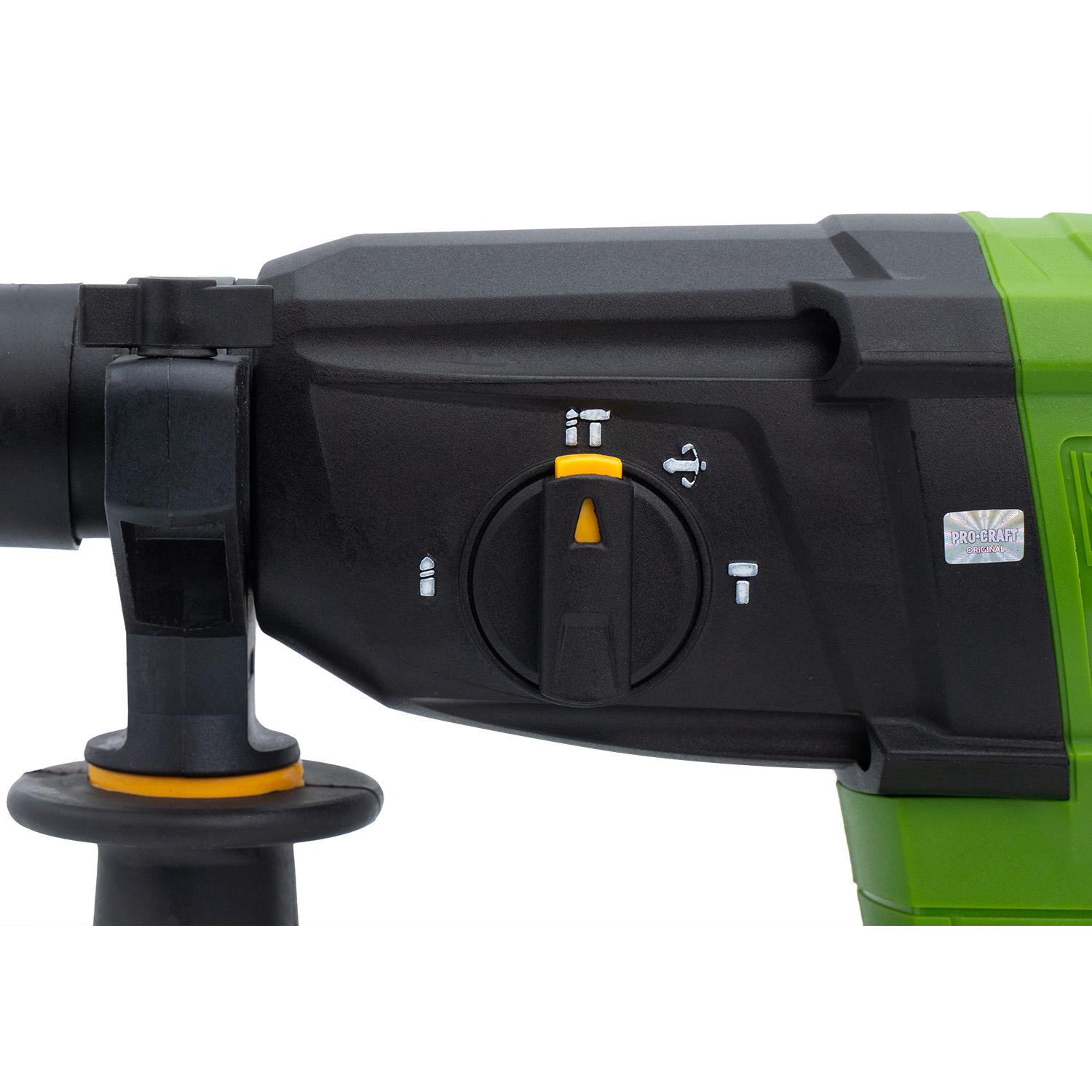 Перфоратор акумуляторний Procraft PHA40 кейс без АКБ та ЗП (030041) - фото 7 Перфоратор акумуляторний Procraft PHA40 кейс без АКБ та ЗП (030041) - фото 7