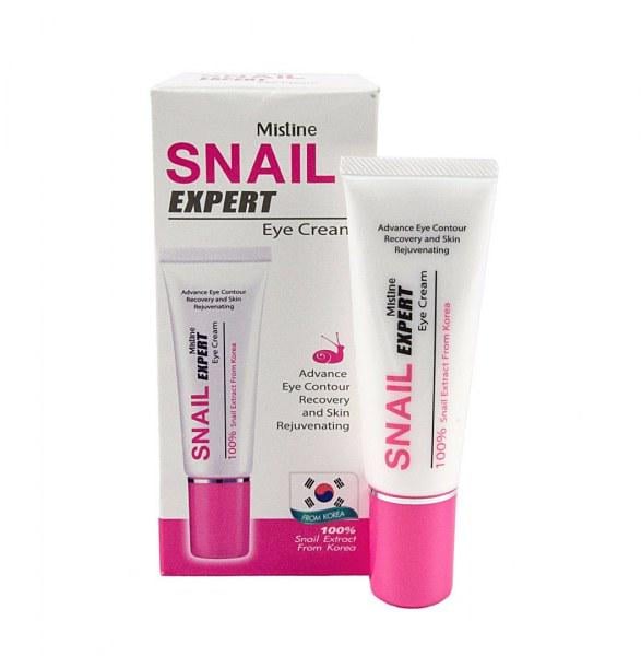 Крем для кожи вокруг глаз Mistine Snail Expert с муцином улитки от темных кругов и морщин 10 гр
