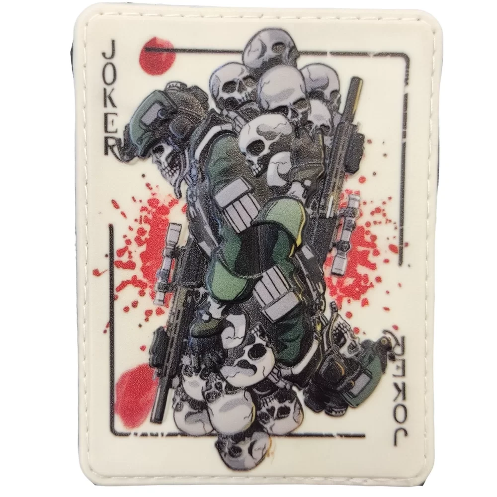 Патч объемный 3D Джокер ПВХ (07130410)