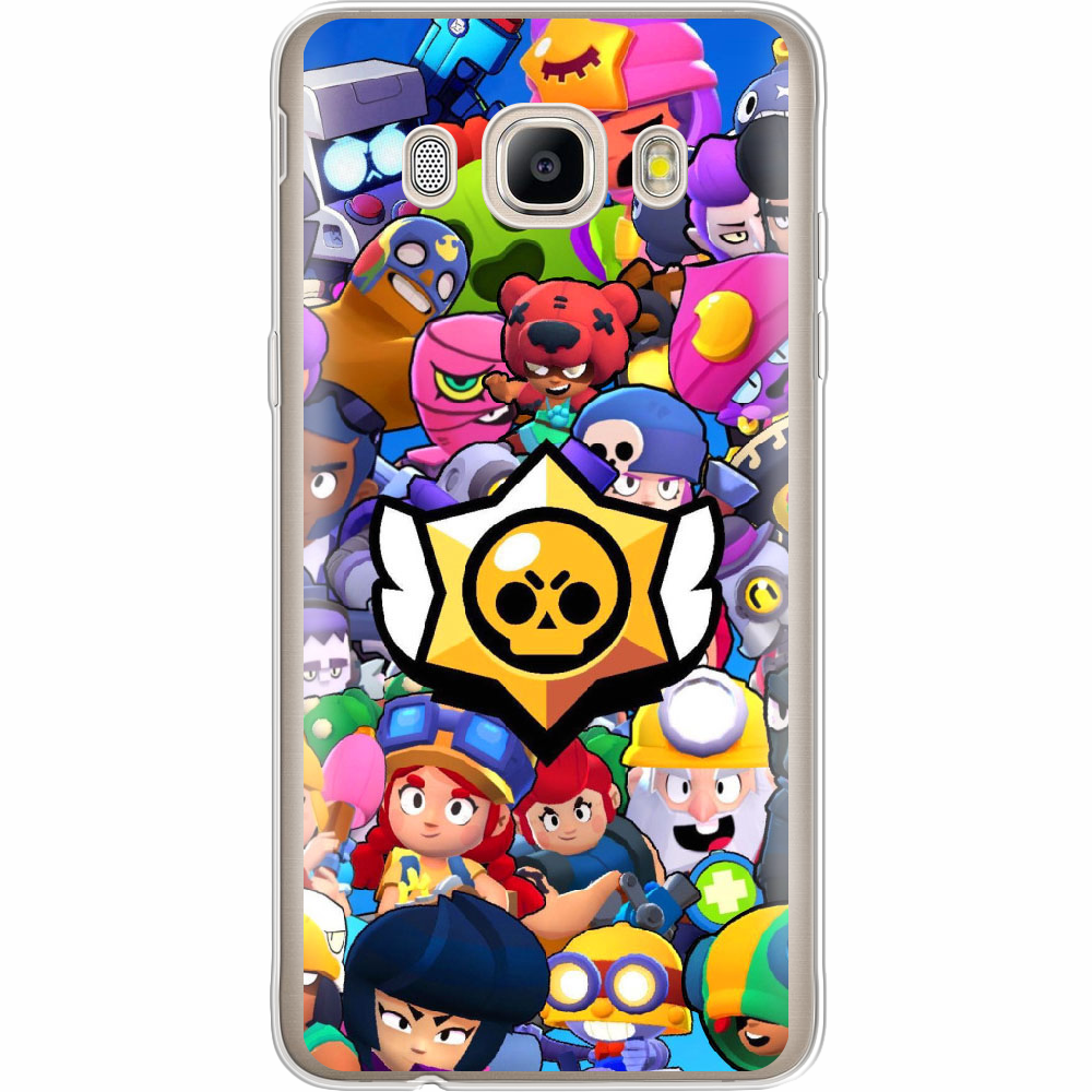 Чохол BoxFace Samsung J510 Galaxy J5 2016 Brawl Stars Прозорий силікон (25137-up2389-25137)