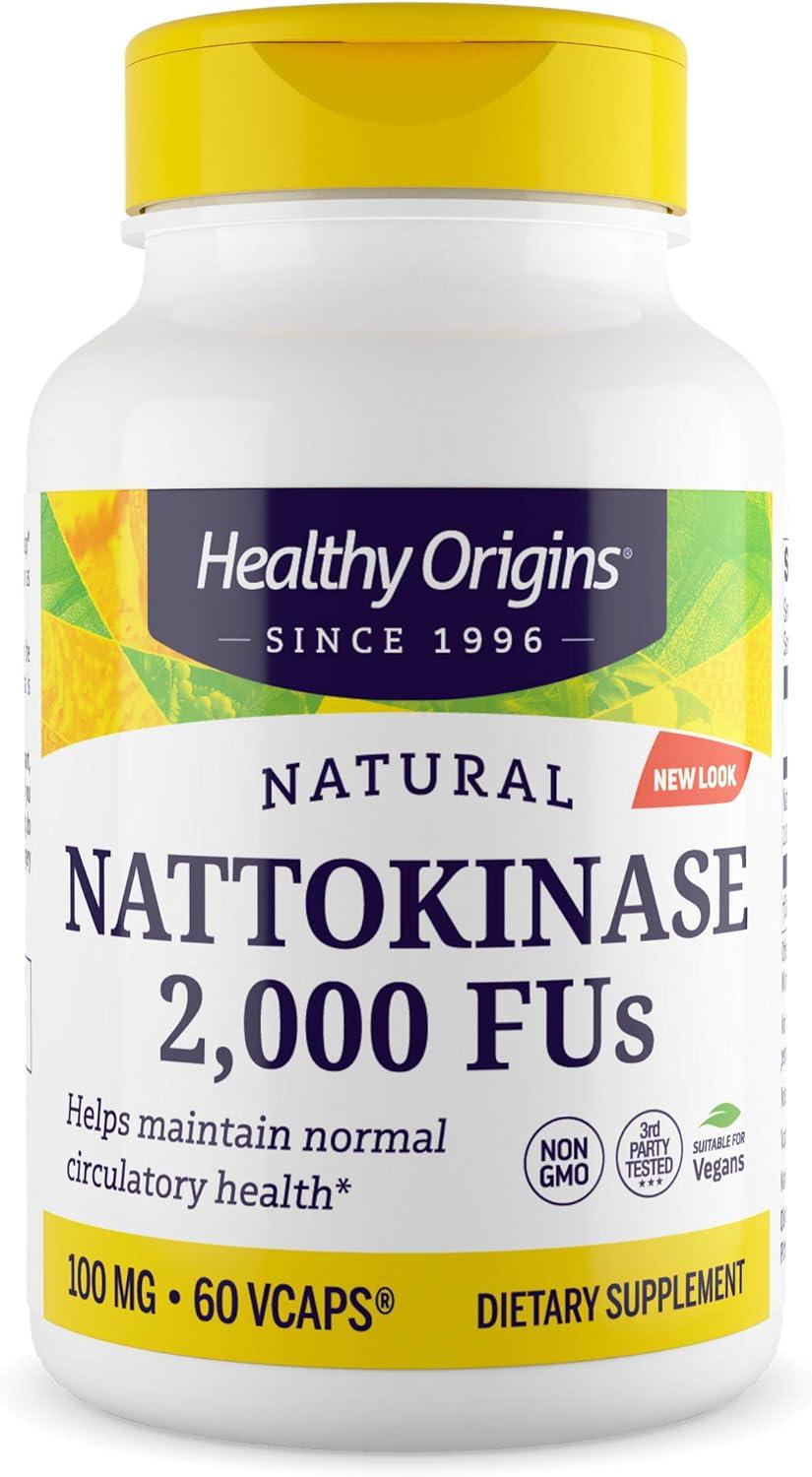 Витамины Healthy Origins Nattokinase 100 mg 60 veggie capsules