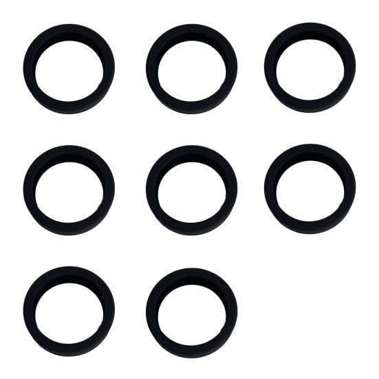 Комплект чехлов на колеса для чемодана универсальные мягкие для уменьшения шума 5,2 см Черный ( 40_014)