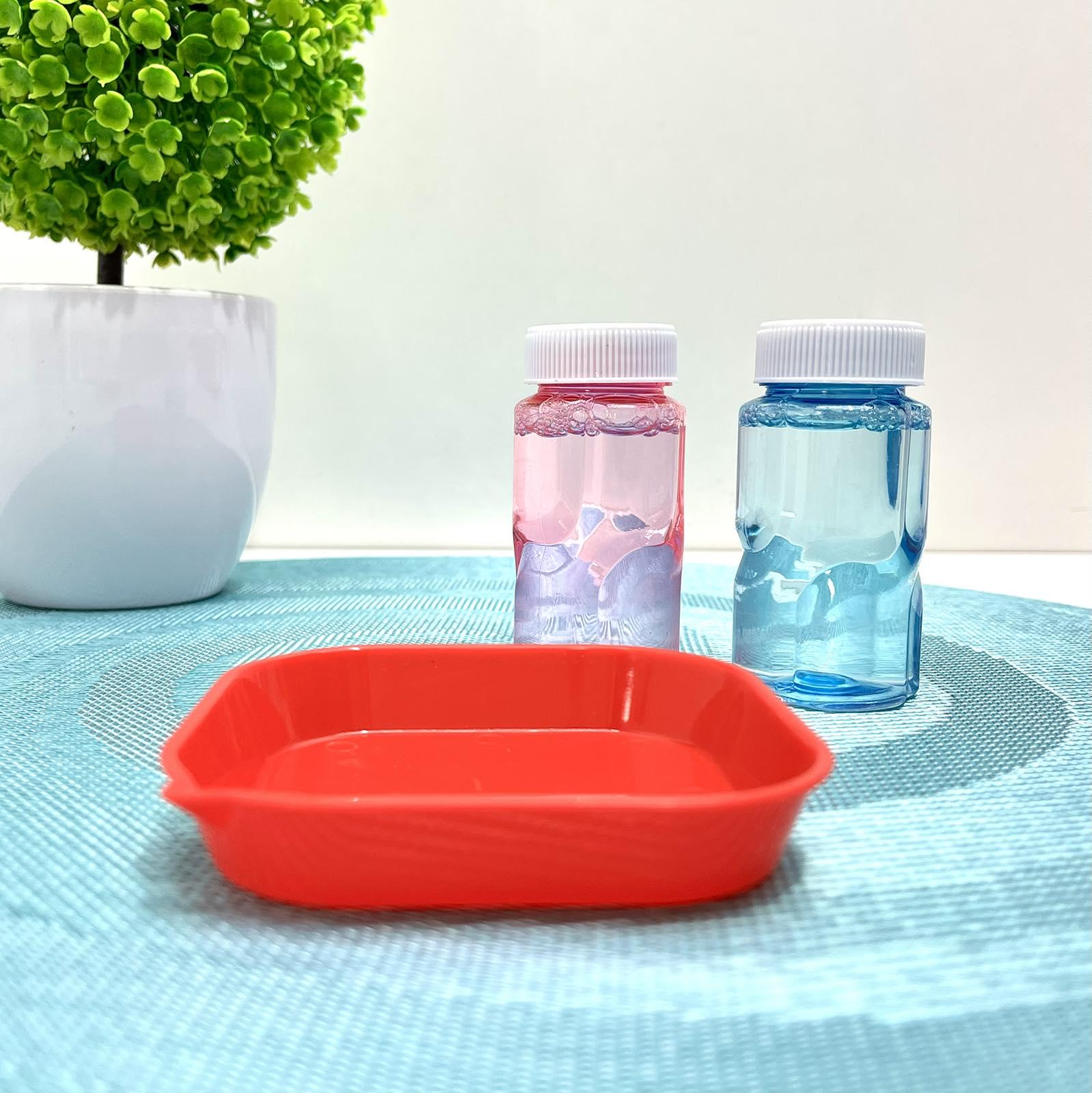 Пистолет для запуска мыльных пузырей светло/запаска 26 см Красный (9835-3) - фото 8