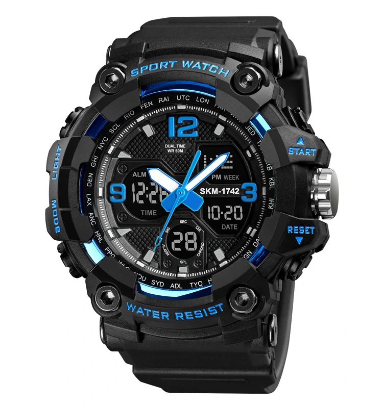 Наручний годинник Skmei 1742 Black/Blue