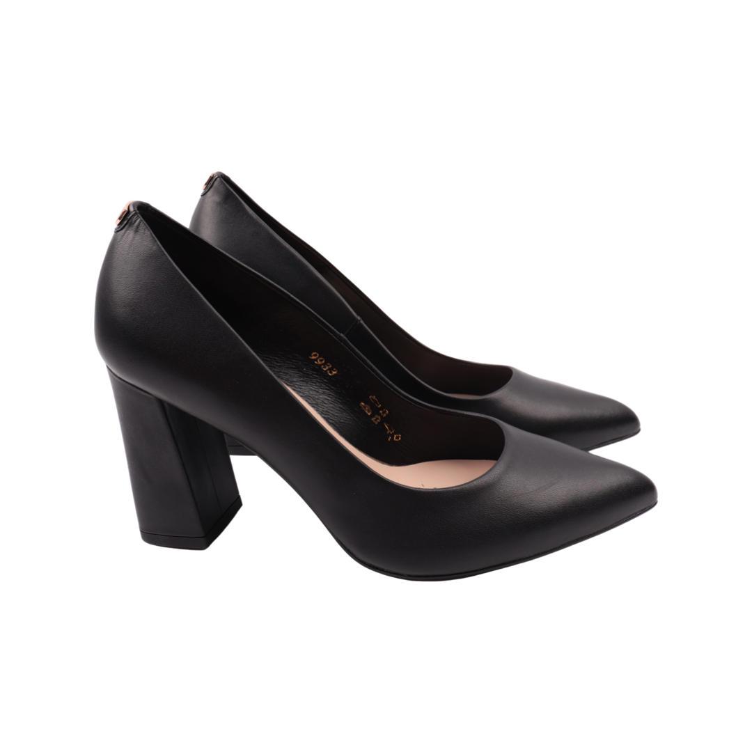 Туфли женские Sala из кожи р. 40 Черный (94-22DT)