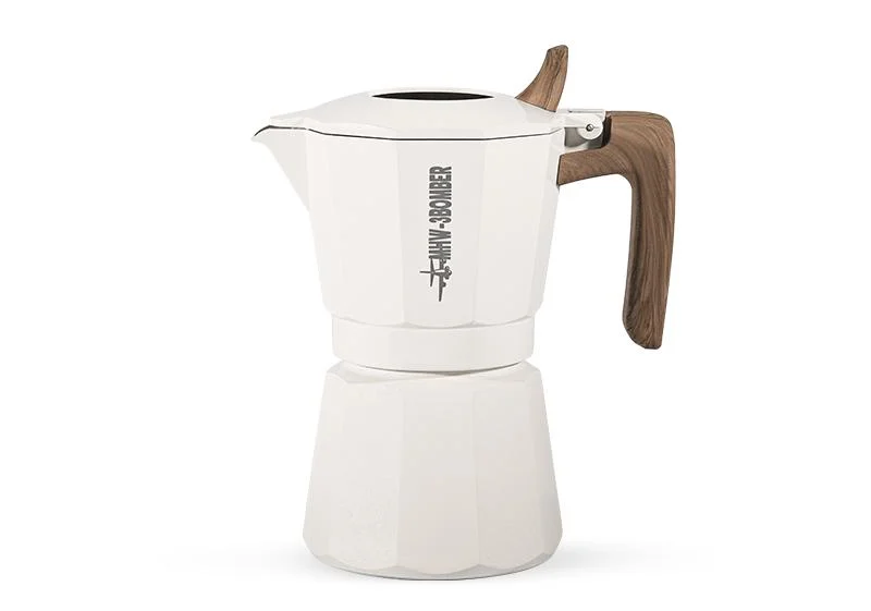 Гейзерная кофеварка с двойным клапаном MHW-3BOMBER Double Valve Moka Pot 180 мл White (M5889W) - фото 1 Гейзерная кофеварка с двойным клапаном MHW-3BOMBER Double Valve Moka Pot 180 мл White (M5889W) - фото 1