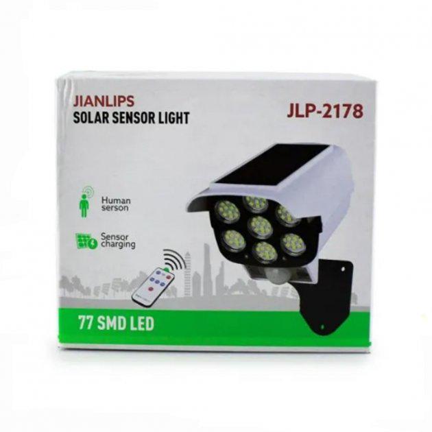 Вуличний ліхтар Solar Light JLP 2178 на сонячній батареї Чорний - фото 6