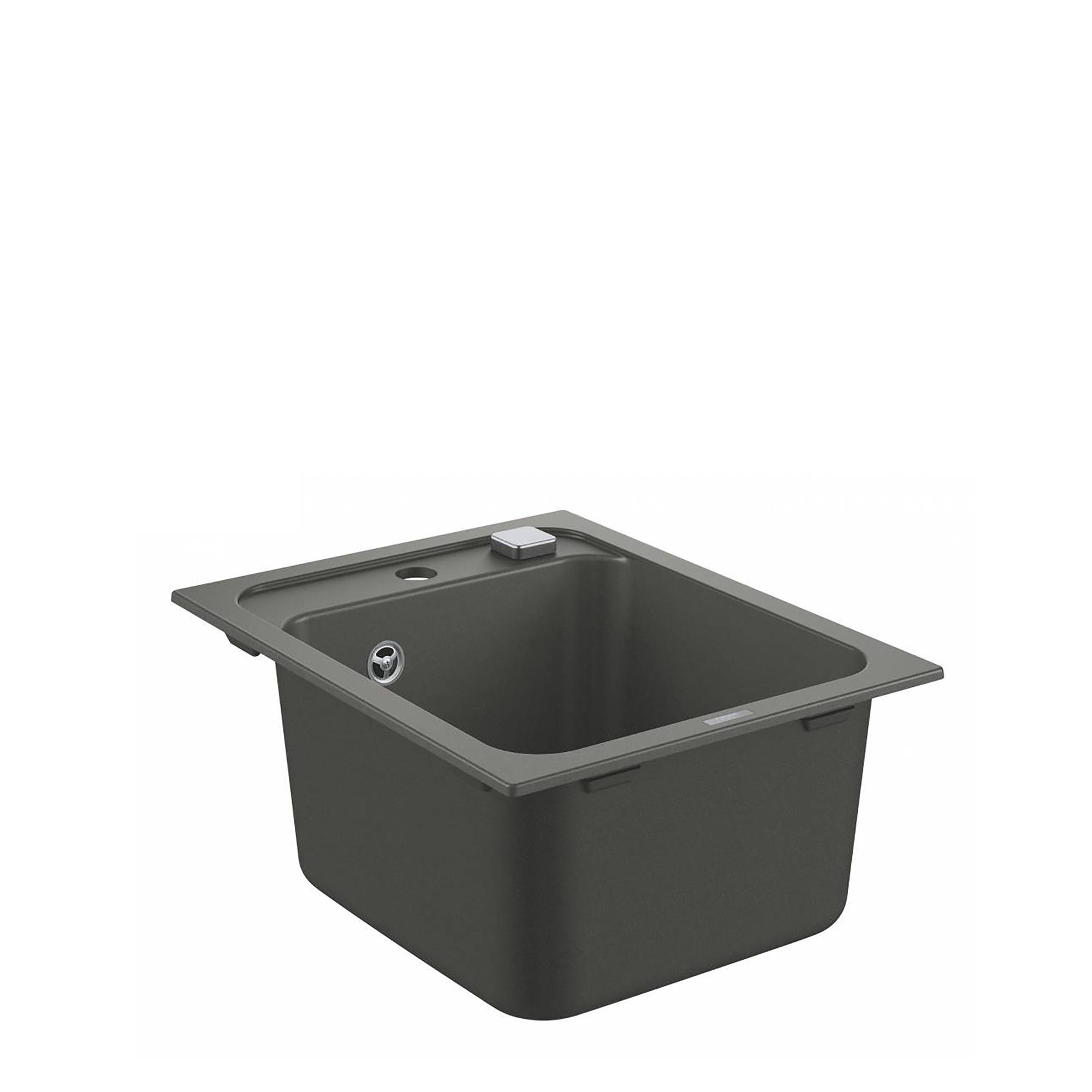 Мийка для кухні Grohe K700 Contemporary 31650AT040536000 гранітна 400x500 мм Сірий (98729)