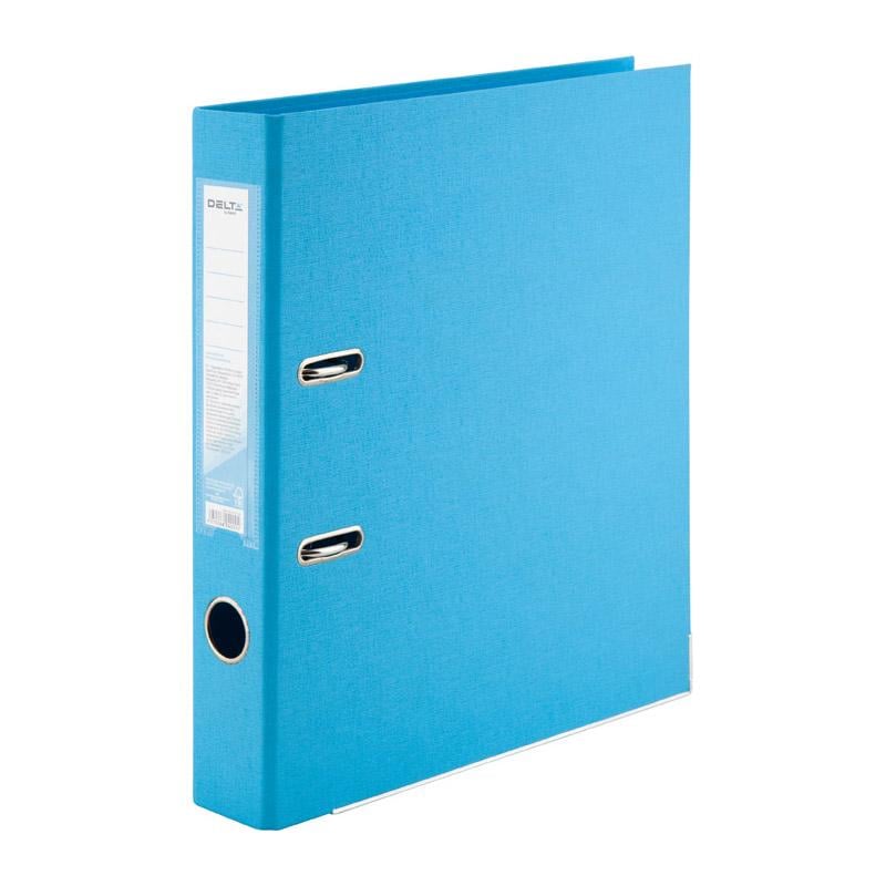 Папка-регистратор Axent Delta двусторонняя А4 полипропилен 50 мм разобрана Светло-голубой (d1711-29p)