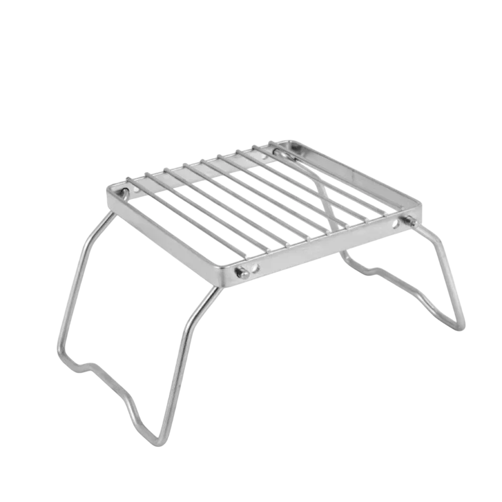 Підставка для пальника з нержавіючої сталі для кемпінгу Silver (10490)