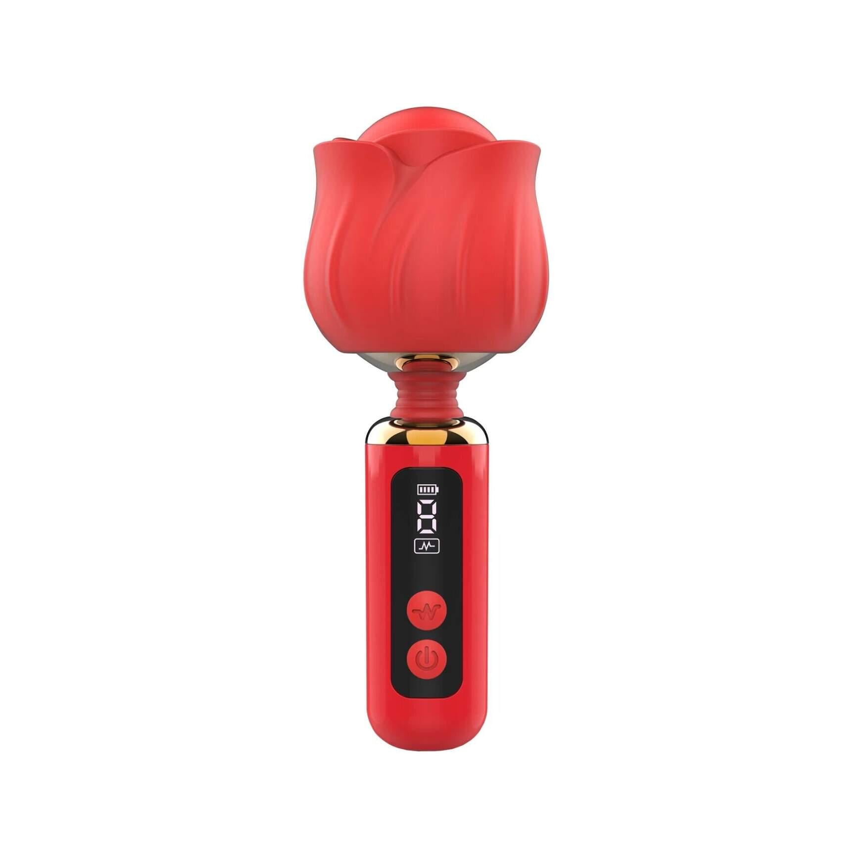 Вібратор Loviss Rose Mini Massage Wand Vibrator 9 режимів (38025646)