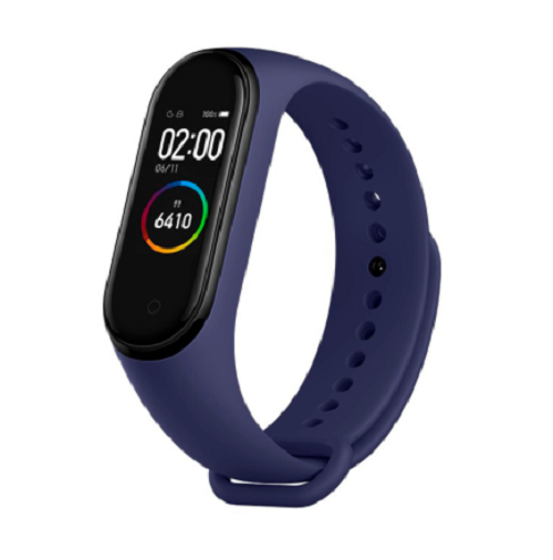 Фитнес трекер M-5 с резиновым браслетом Синий (758512)