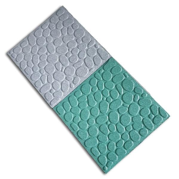 Резиновая плитка Галька 500х500х30 мм Серый (2562227315) - фото 7