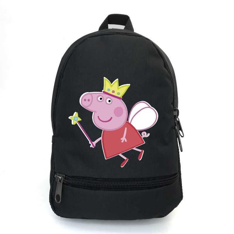 Школьный рюкзак подростковый Cappucino Toys Свинка Пеппа PIG 008 12,5 л Черный (1670545664)