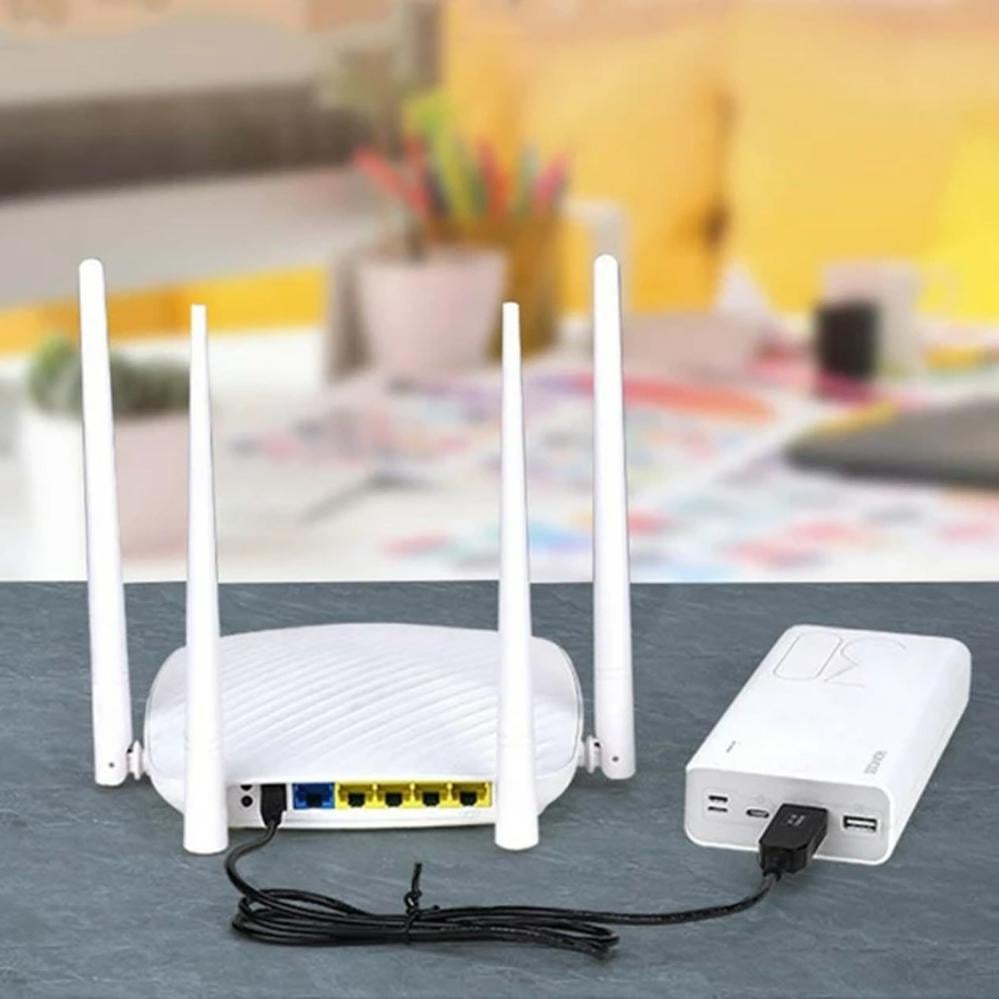 Кабель-переходник USB для роутера от Power Bank 12V Черный (107.251) - фото 2 Кабель-переходник USB для роутера от Power Bank 12V Черный (107.251) - фото 2