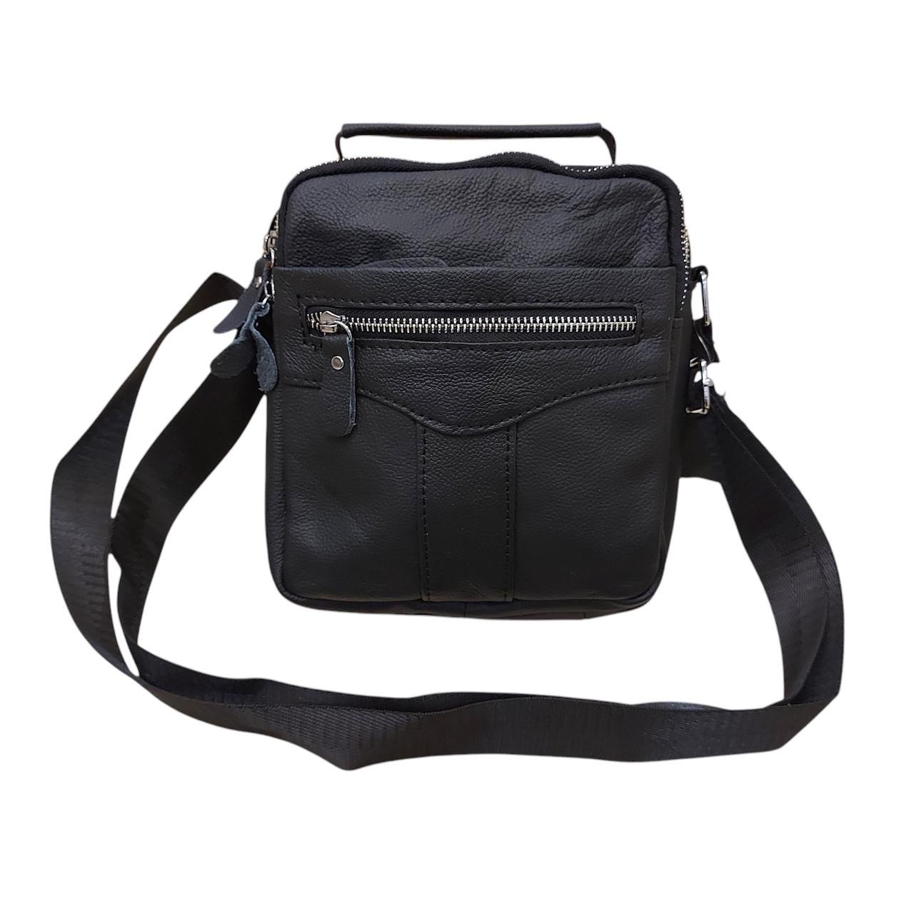 Сумка шкіряна чоловіча BL85301 Чорний