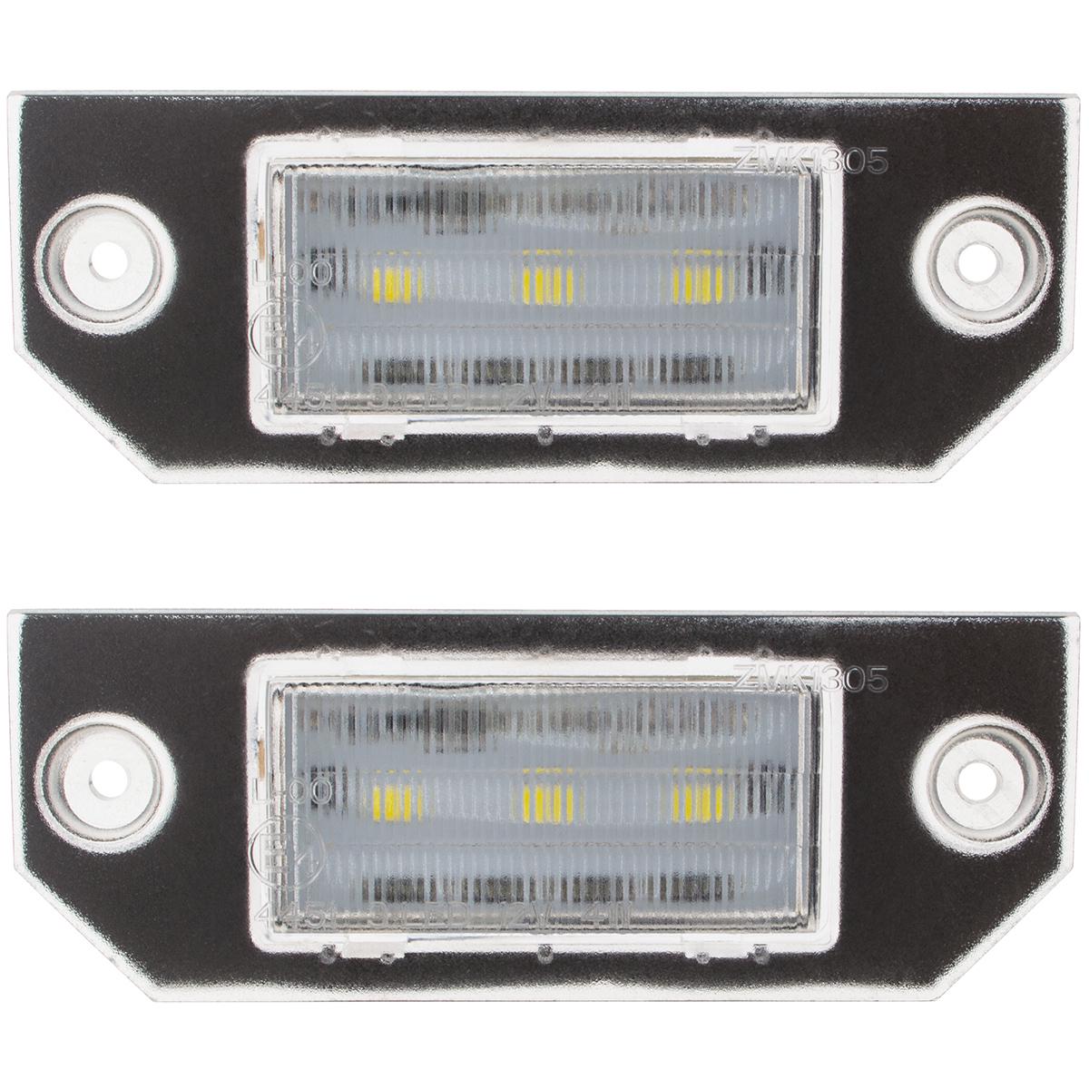 Подсветка заднего номерного знака LED 2 шт. для Ford Focus C-Max 03- (9811176) - фото 3