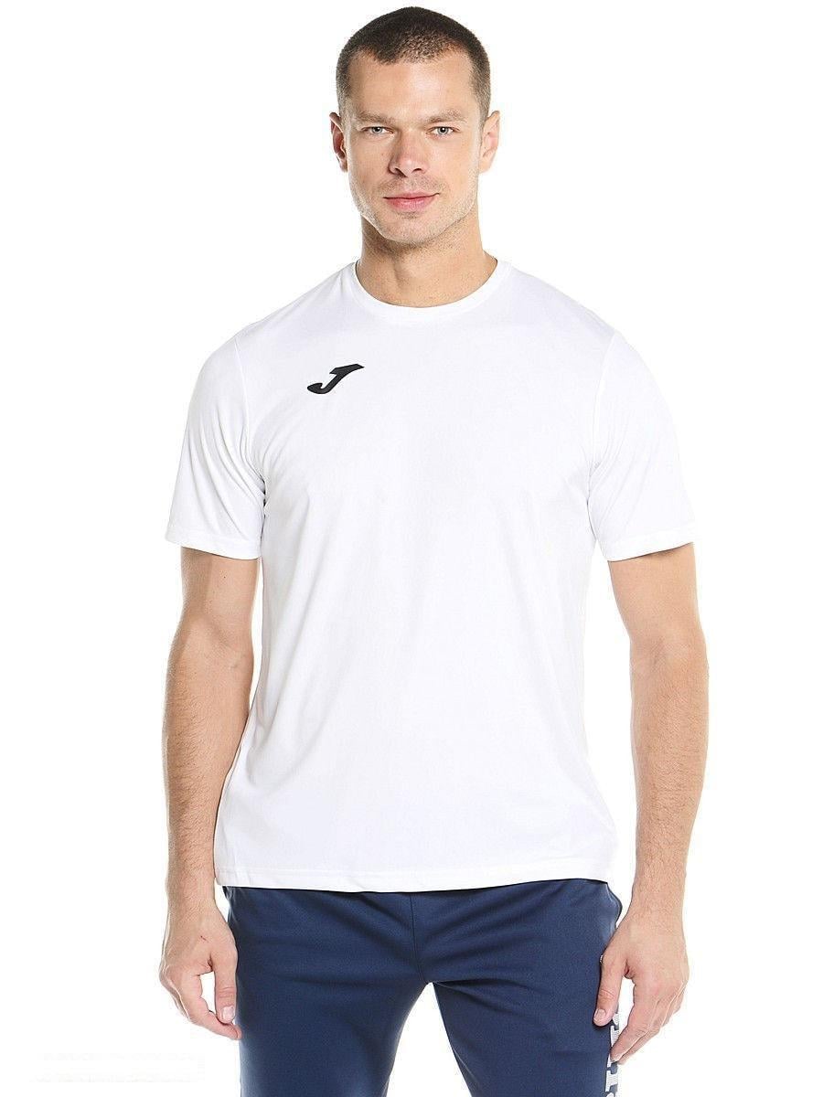Футболка Joma 100052.200 T-Shirt Combi S/S L White
