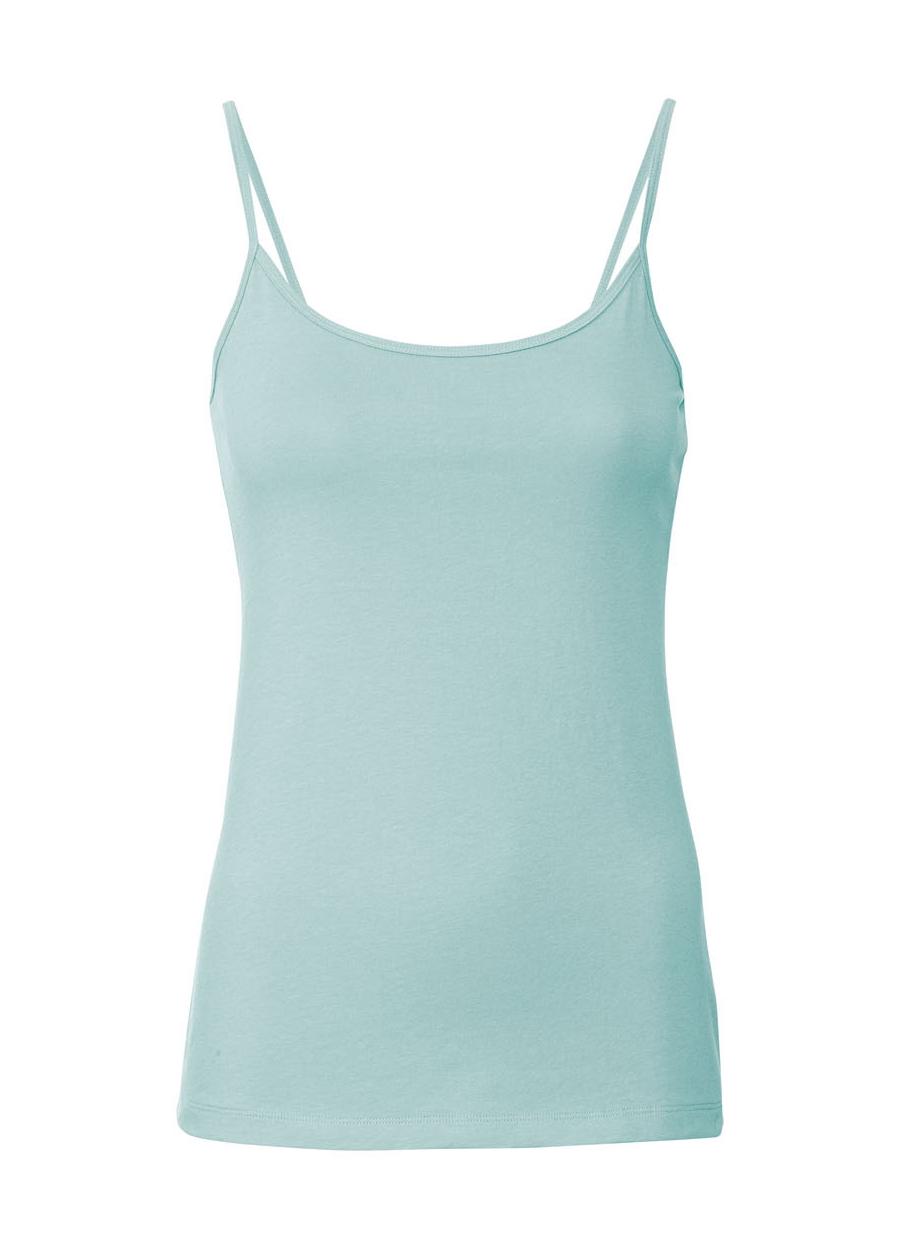 Майка хлопковая женская Esmara 357389 S Зеленый (75020)