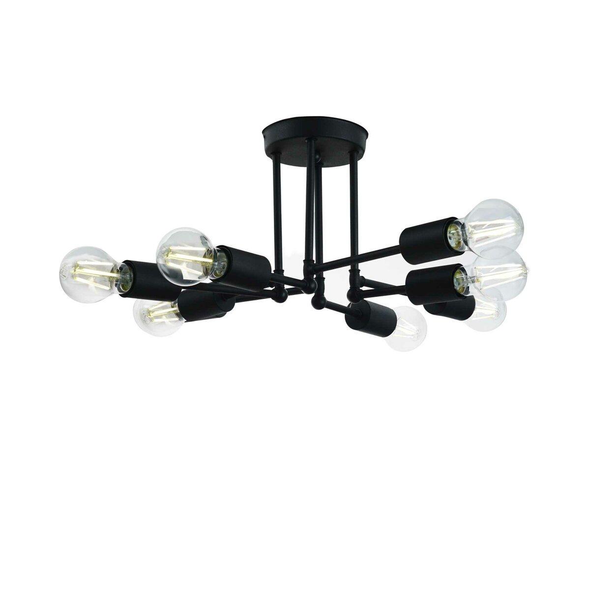 Люстра металлическая Sirius PR 1049/8 Черный (372236)