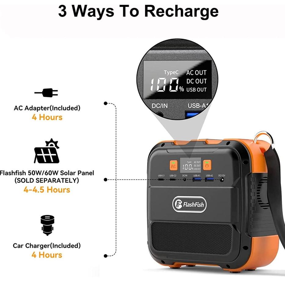 Зарядная станция Flashfish A101 Portable Power Station 120W (FFA101) - фото 13 Зарядная станция Flashfish A101 Portable Power Station 120W (FFA101) - фото 13